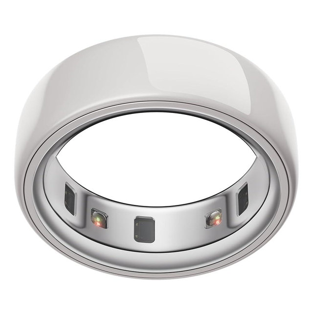 Oura Ring 4 Ceramic - Cloud - Size 11 - Size Before You Buy