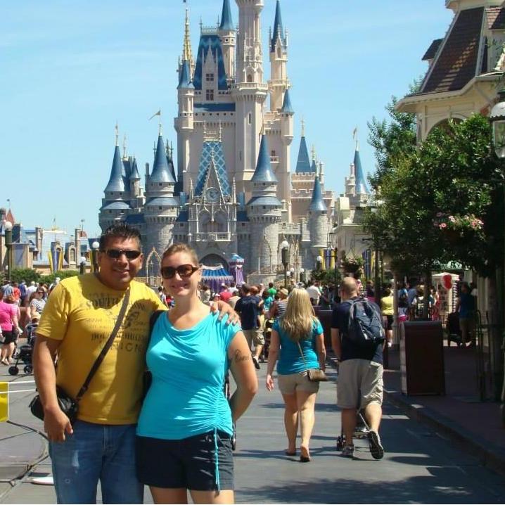 The Magic Kingdom at Disney World.  2013