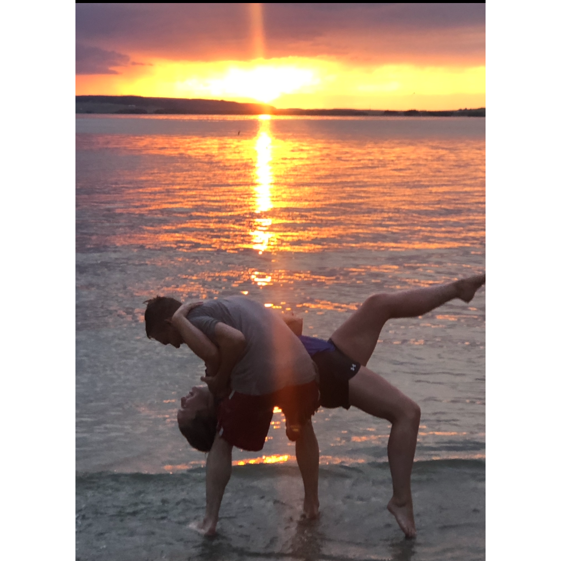 Dancing on Sandy Beach, Glendo Reservoir WY