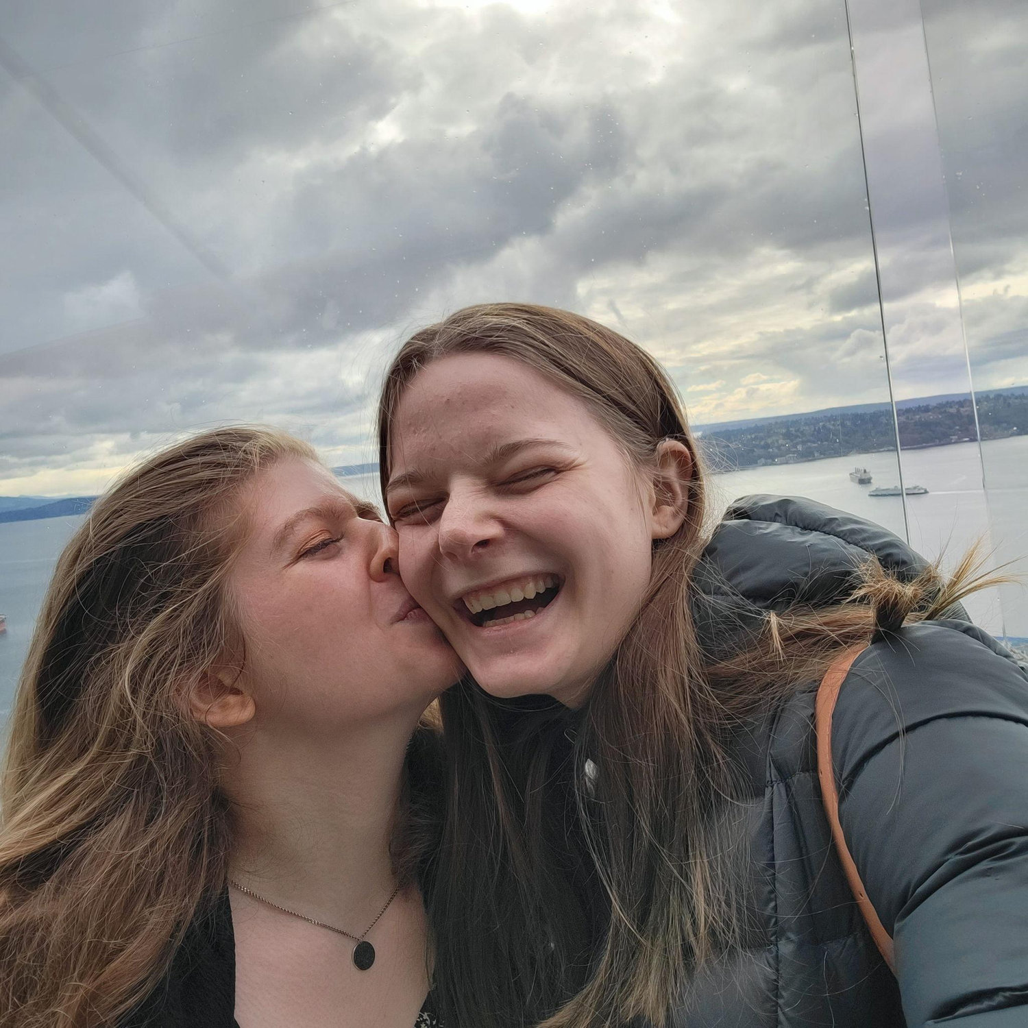On top of the Space Needle!