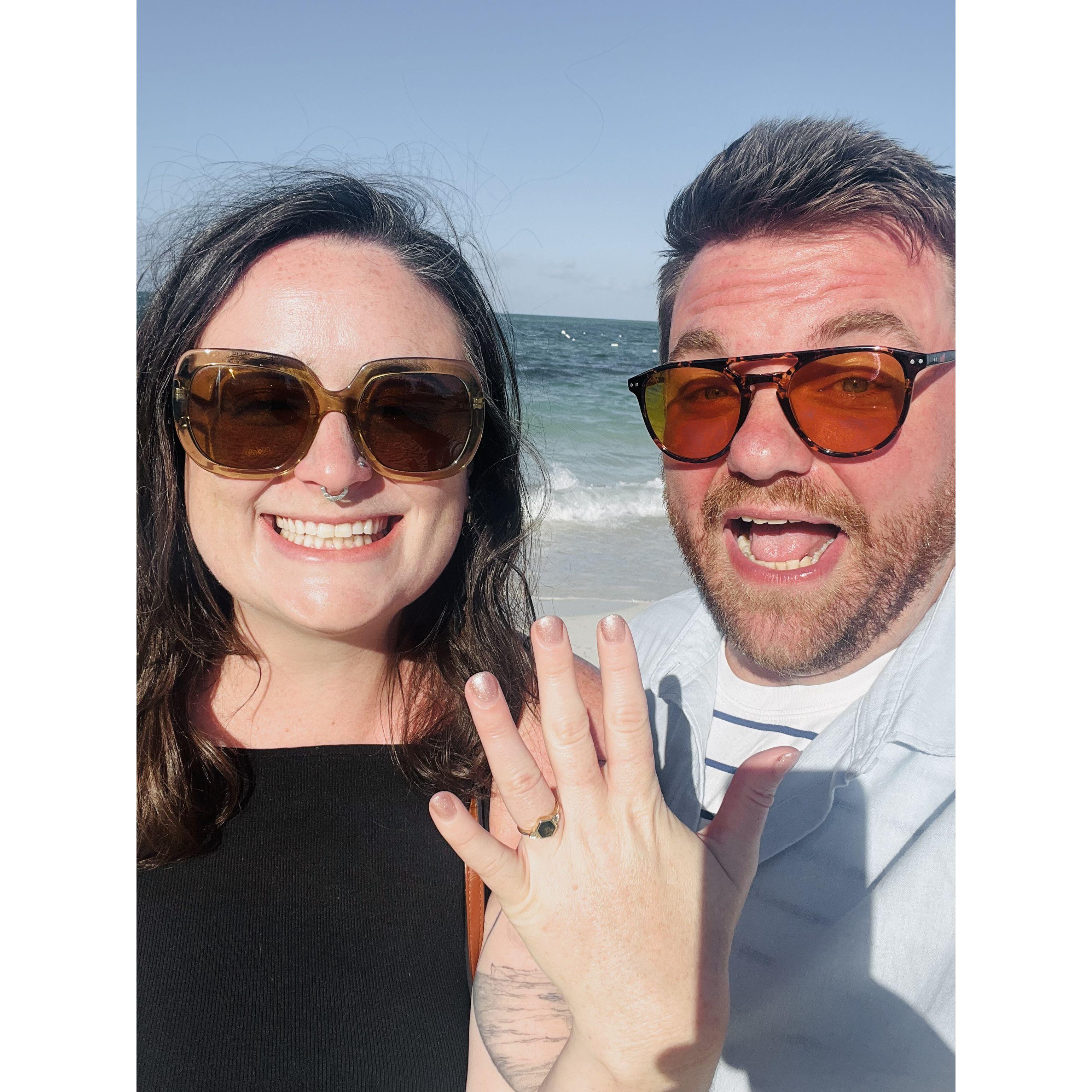 LITERALLY RIGHT AFTER JON POPPED THE QUESTION