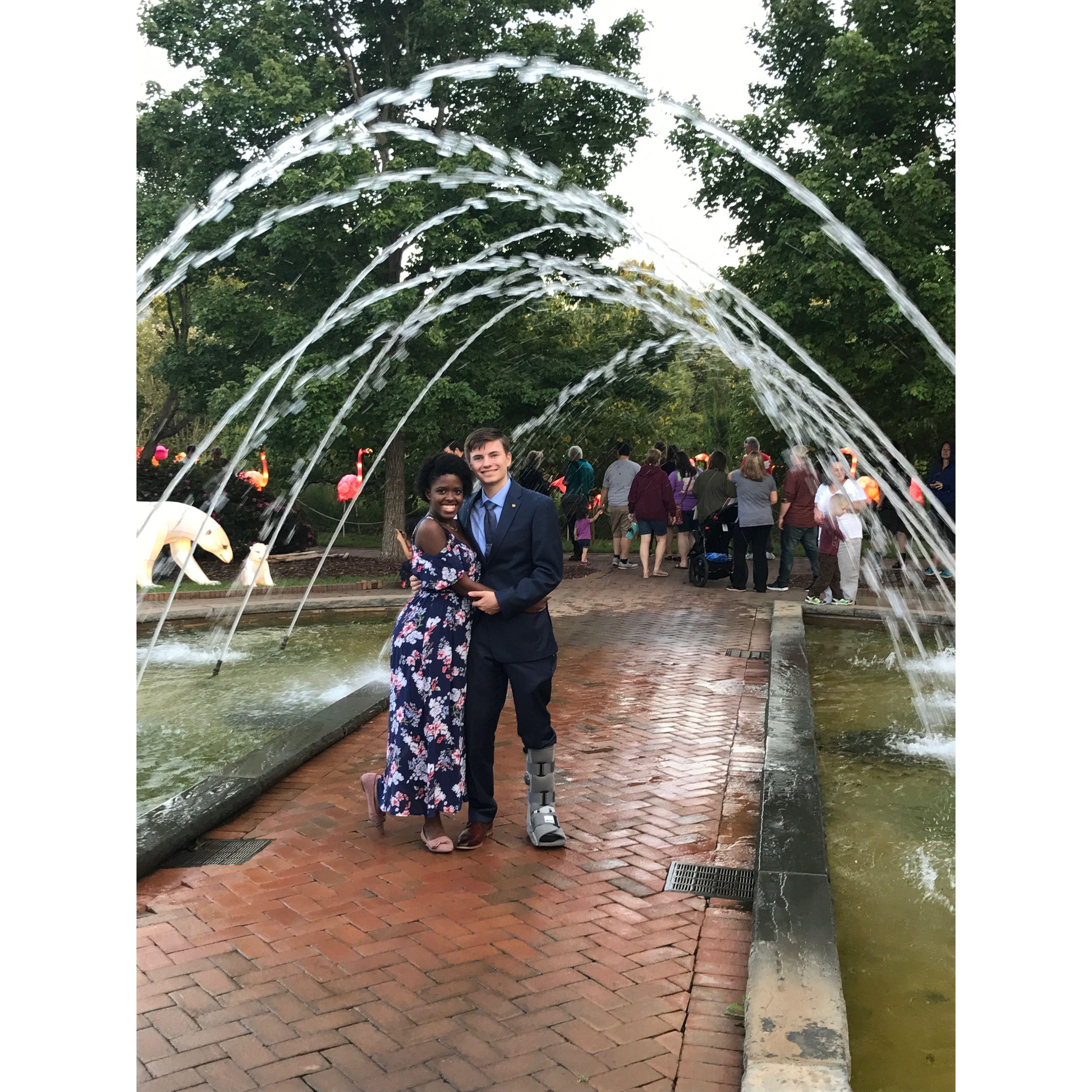 With a broken foot, Tanatswa and Eric celebrate their first year together. A big moment as Eric would joke about having 99 problems, but a girlfriend ain't one.