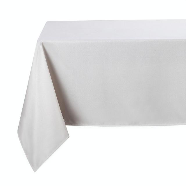 Kate Aurora Basics All Purpose Spill Proof Fabric Tablecloths - 60 in. W x 104 in. L , Neutral