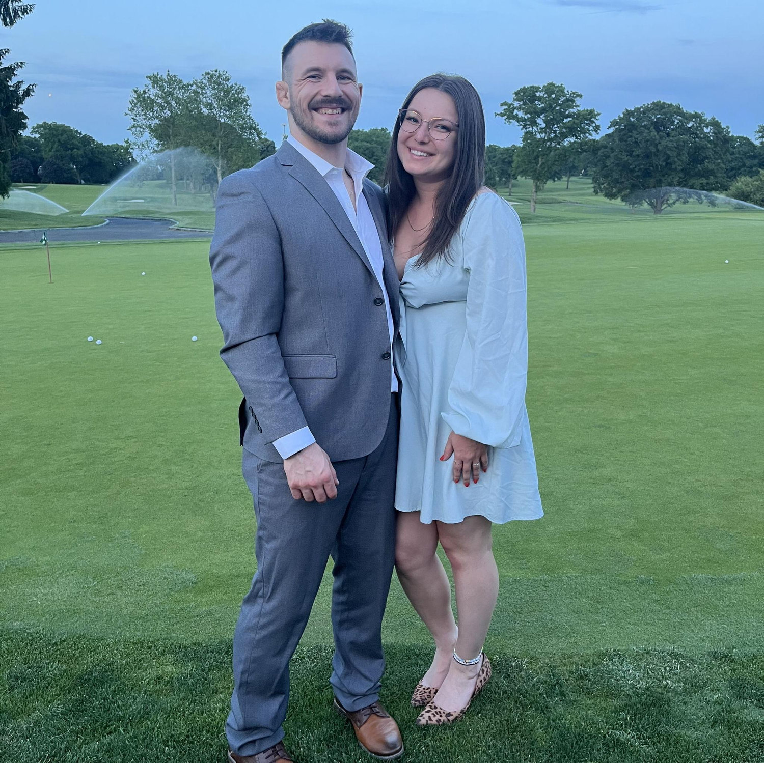 When we went to a wedding in LI