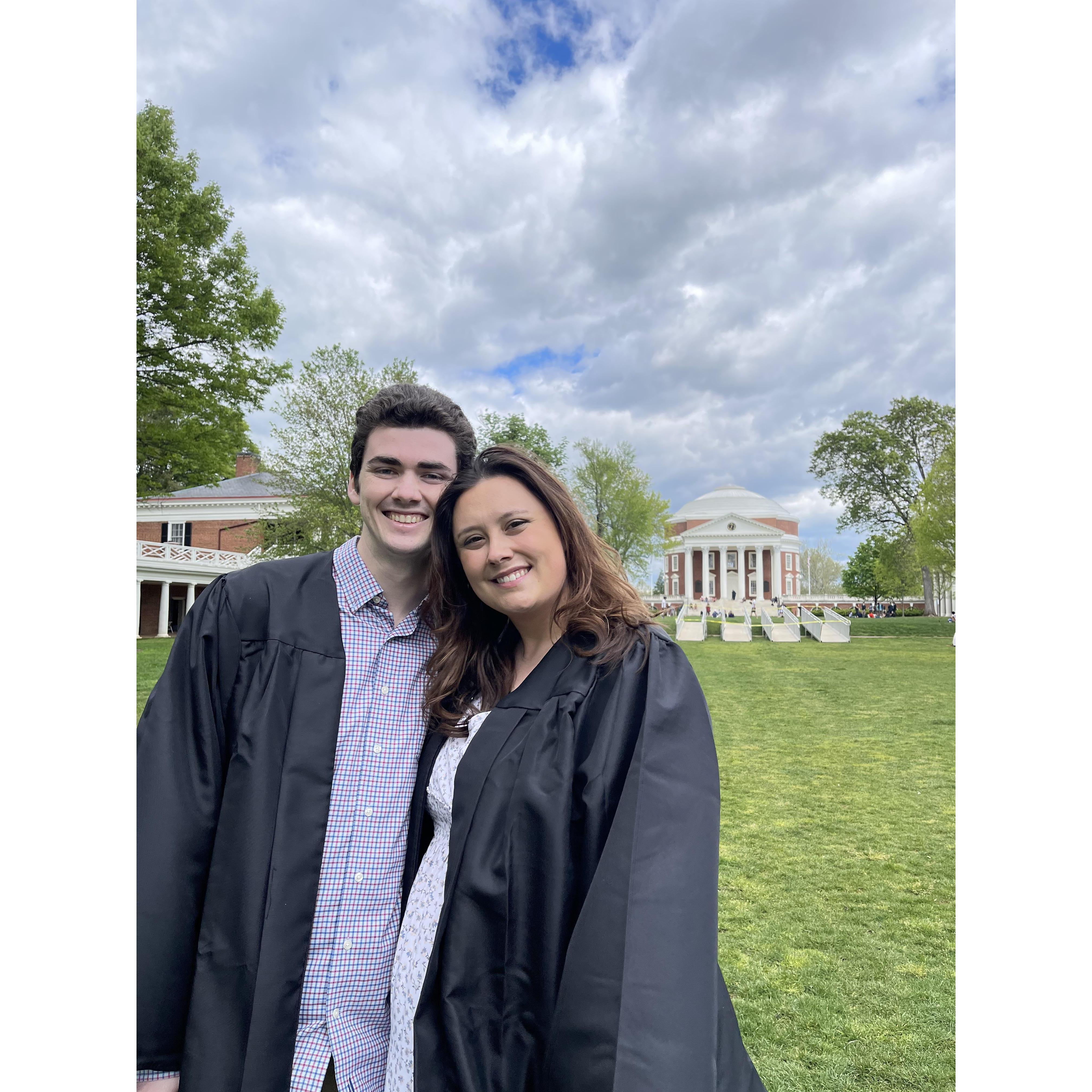 College graduation from UVA 2021