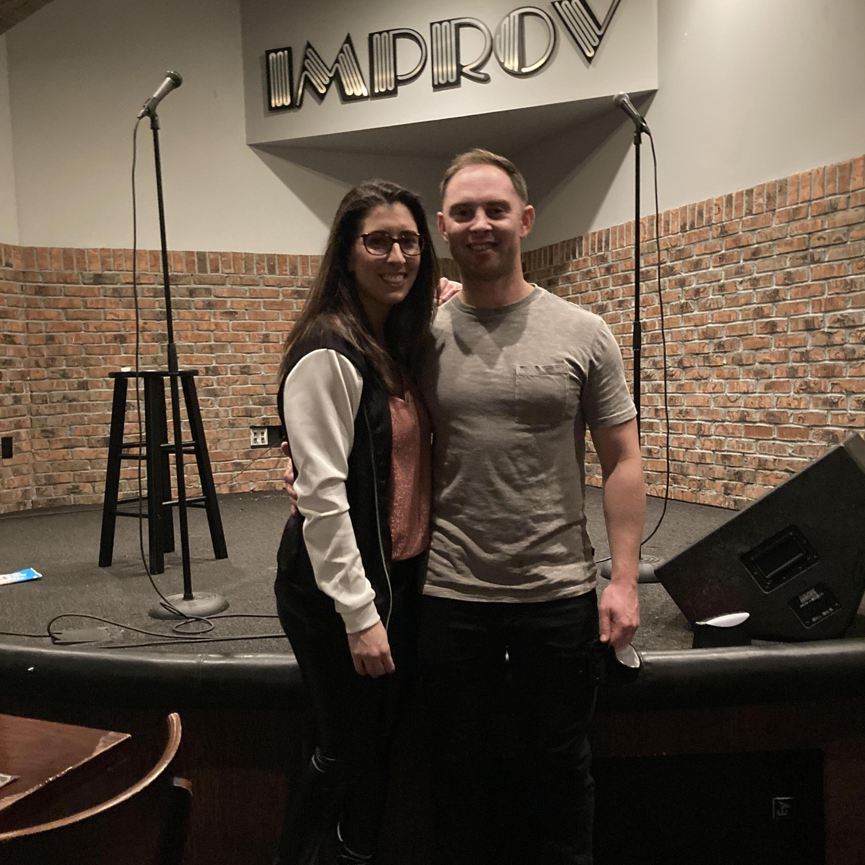 Attending comedy shows is one of our favorite things to do together. This night in West Palm Beach, Adam Carolla heckled Leigh for not knowing who Adam West is.
