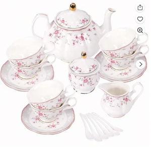 Vintage porcelain tea set