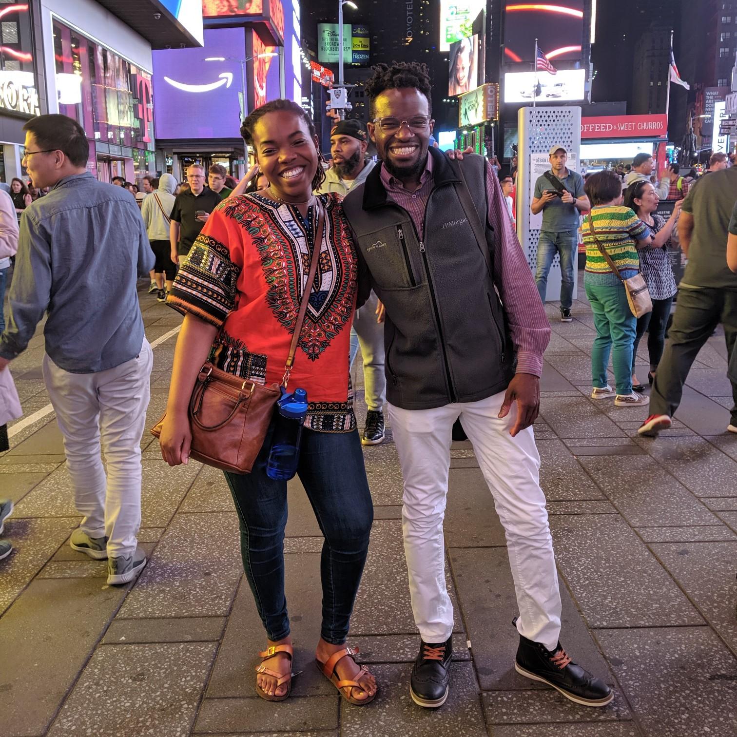 Morgan and Theo's first date, in Times Square NYC at a vegan restaurant called P.S. Kitchen.
5.24.2019