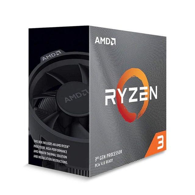 AMD Ryzen 3 3300X 4-Core, 8-Thread Unlocked Desktop Processor with Wraith Stealth Cooler