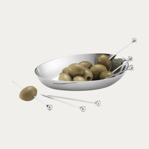 Georg Jensen, SKY food/cocktail sticks in stainless steel, mirror