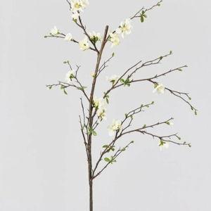 Artificial Flowers | Cream Artificial Blossom Branch - 57"