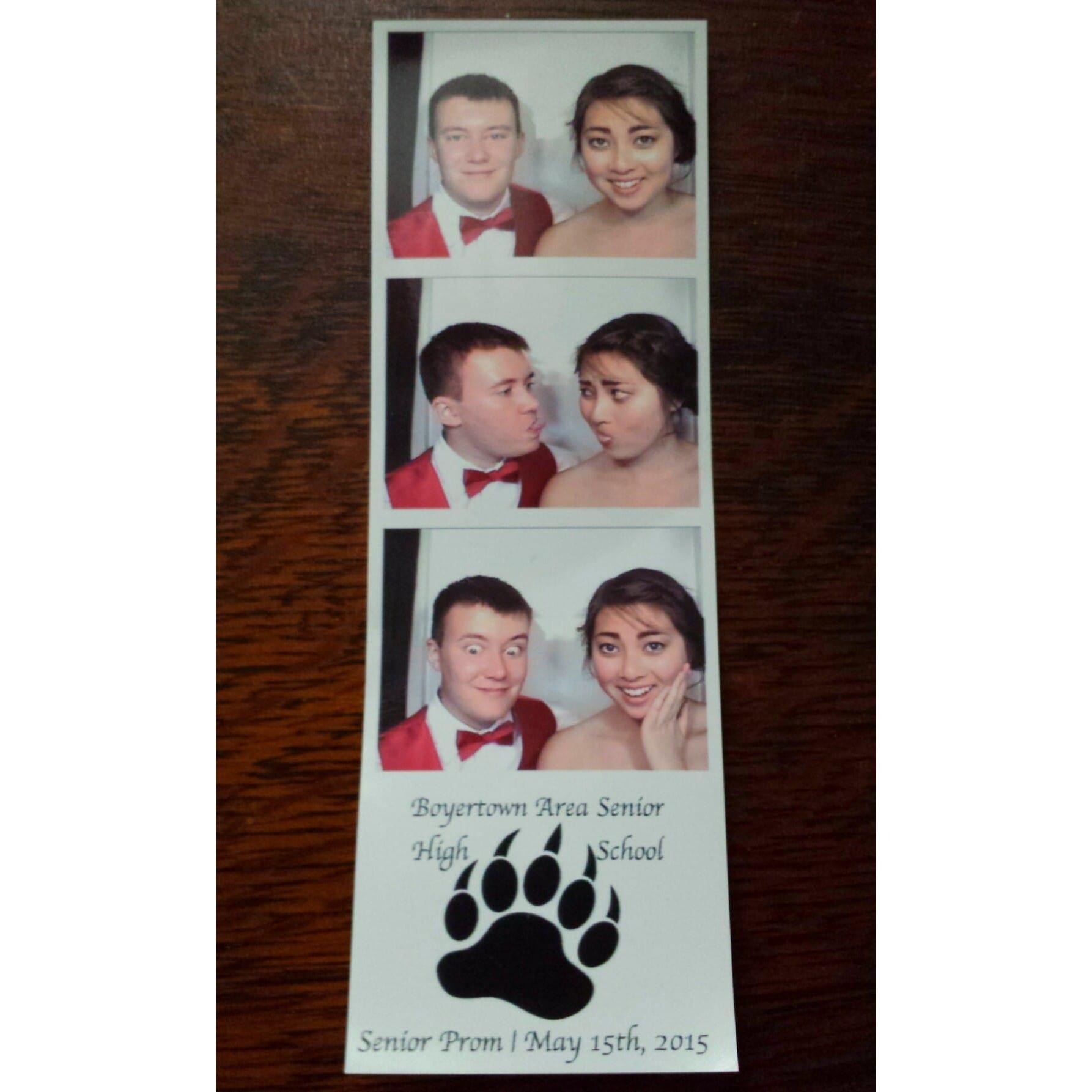 Abi made it back from her freshman year of college in time for AJ's prom