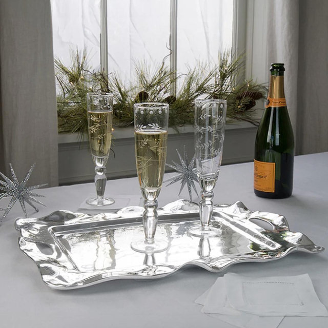 Beatriz Ball VENTO Rebecca Large Rectangular Tray with Handles