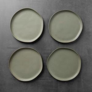 Stoneware Dinner Plate Set of 4 - Green - Hearth & Hand™ with Magnolia