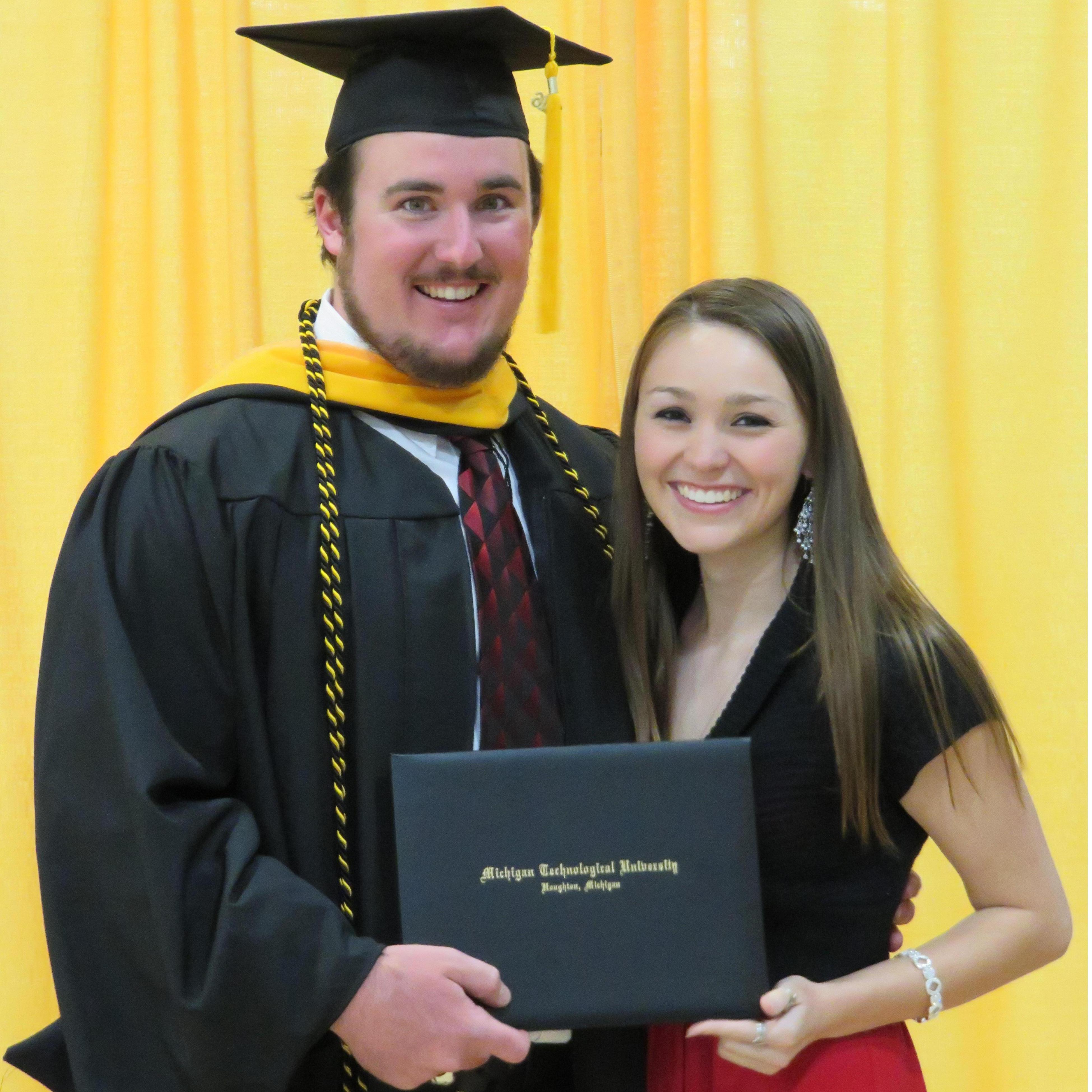 Kyle's Master Graduation, May 2016