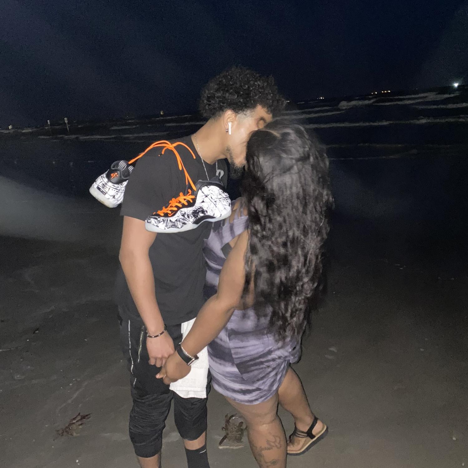 Water is my calm, it is everything to me, if I wake up and he's off and or doesn't have to go in catch us by the water ANYWHERE!!! Galveston May 2020, PDA all the time and I love it; LOVE LANGUAGE!