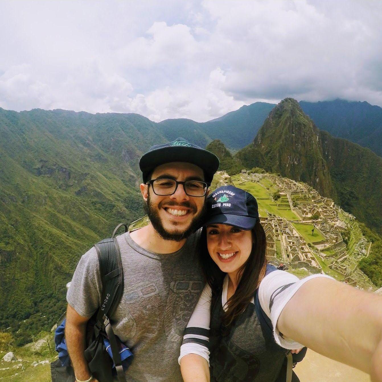 Exploring Machu Picchu together