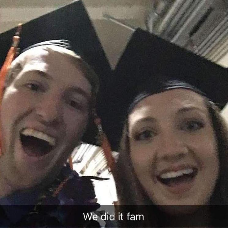 First picture we probably ever took of just us, post Mechanical Engineering graduation at UCLA.