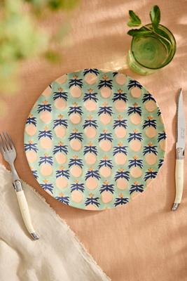 Blossom Melamine Dinner Plates, Set of 4