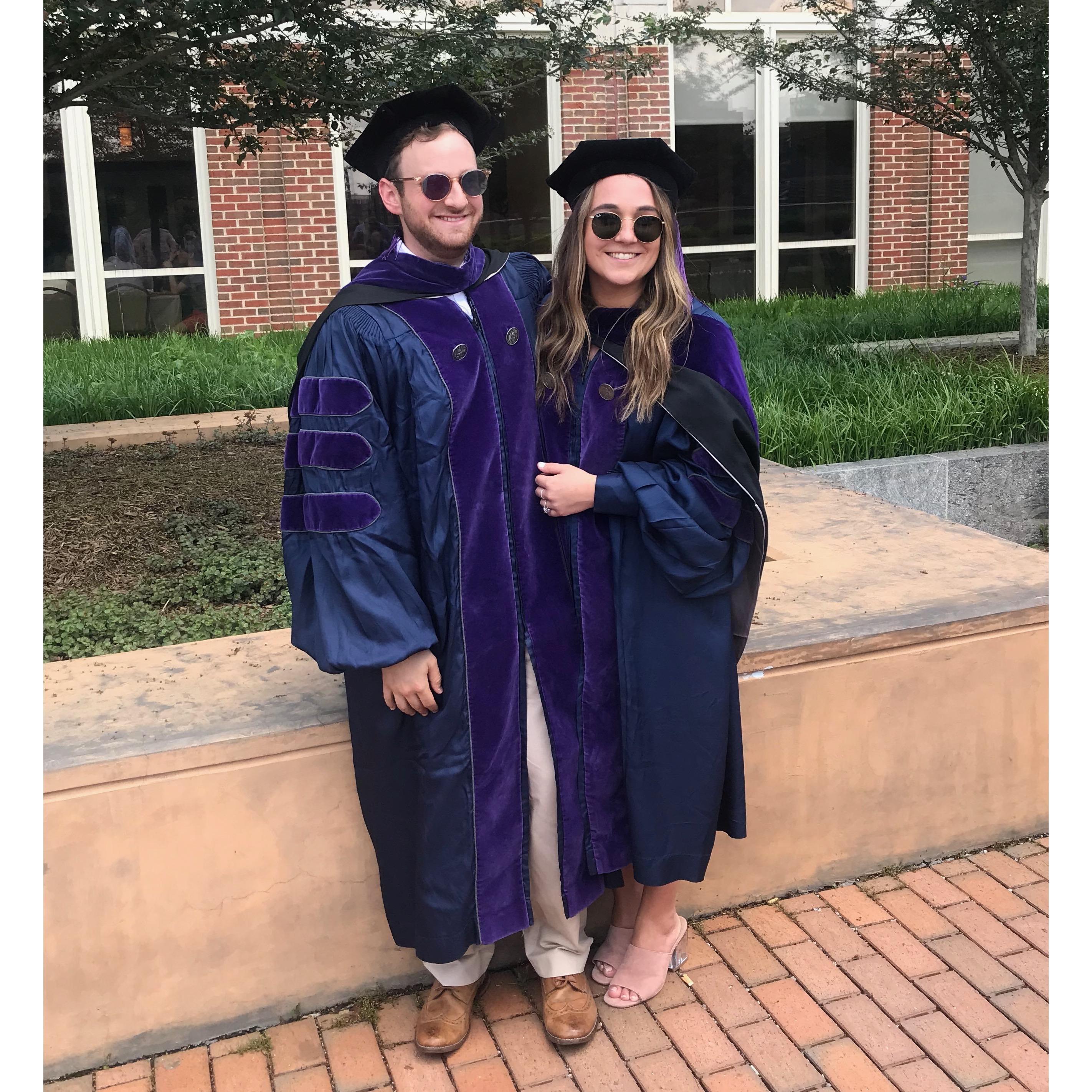 Despite studying very little that last semester, we somehow managed to graduate law school.