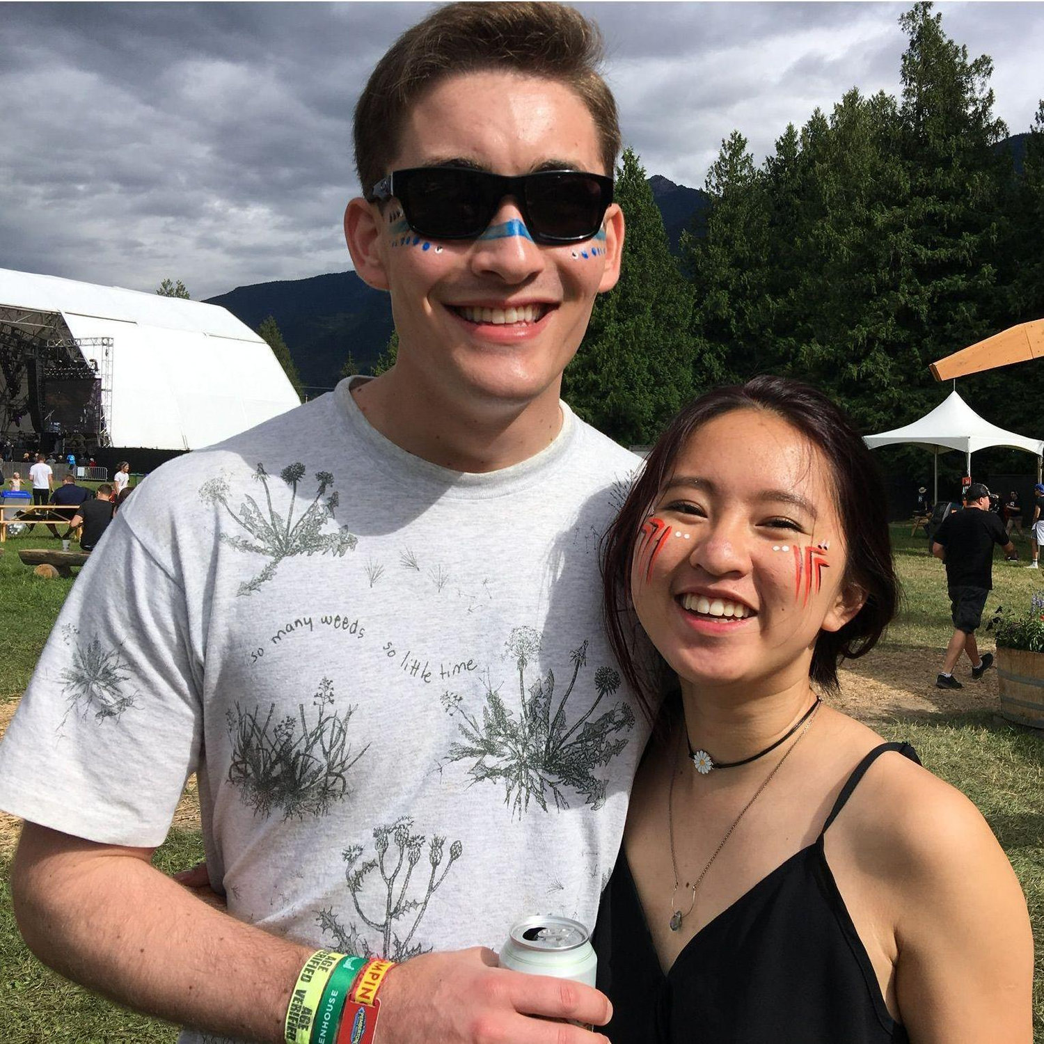 2016 - Attending the final Pemberton music festival before they went bankrupt.
