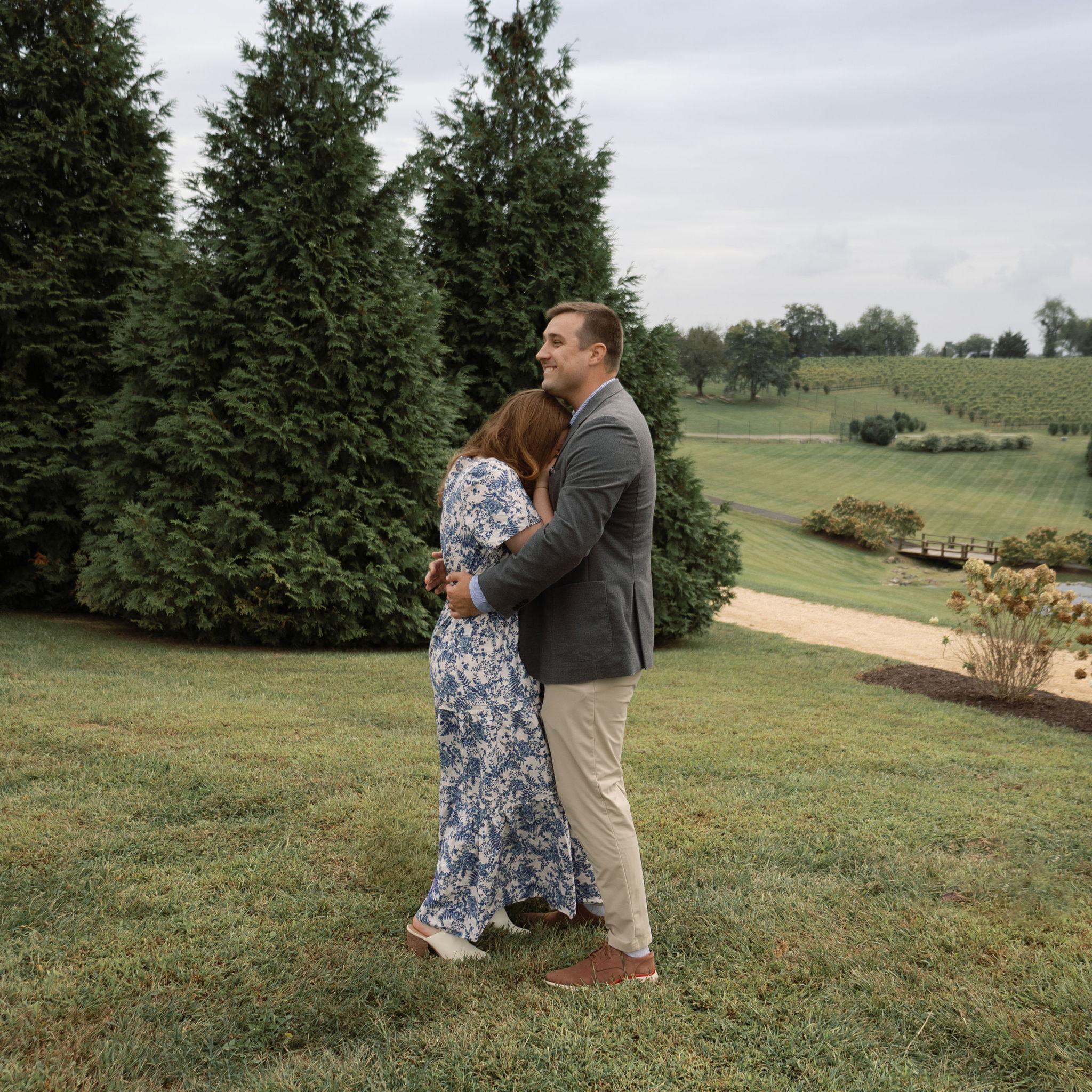 Photos from our engagement at Stone Tower Winery.