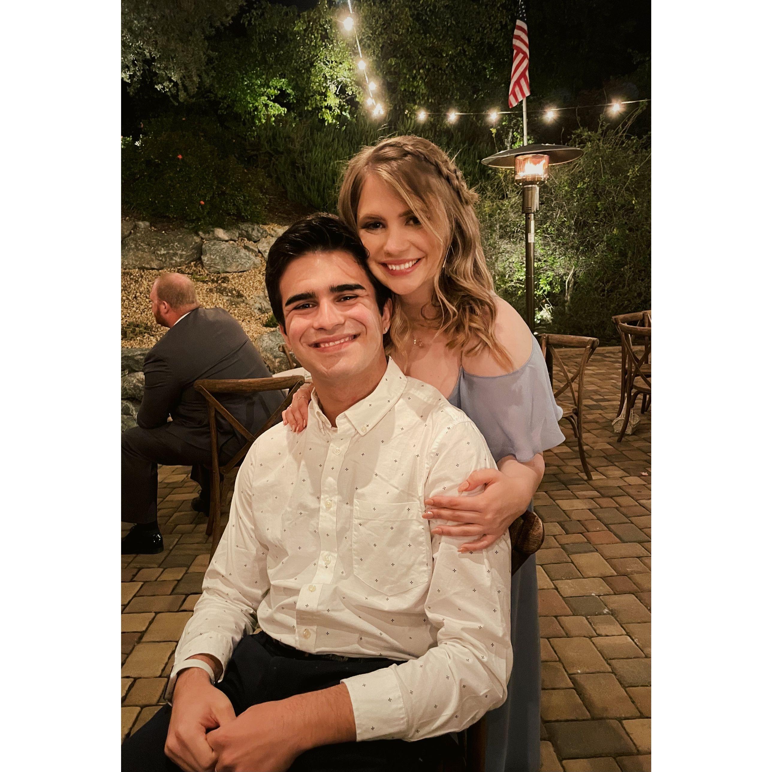 We attended my best friends wedding and I caught the bouquet...