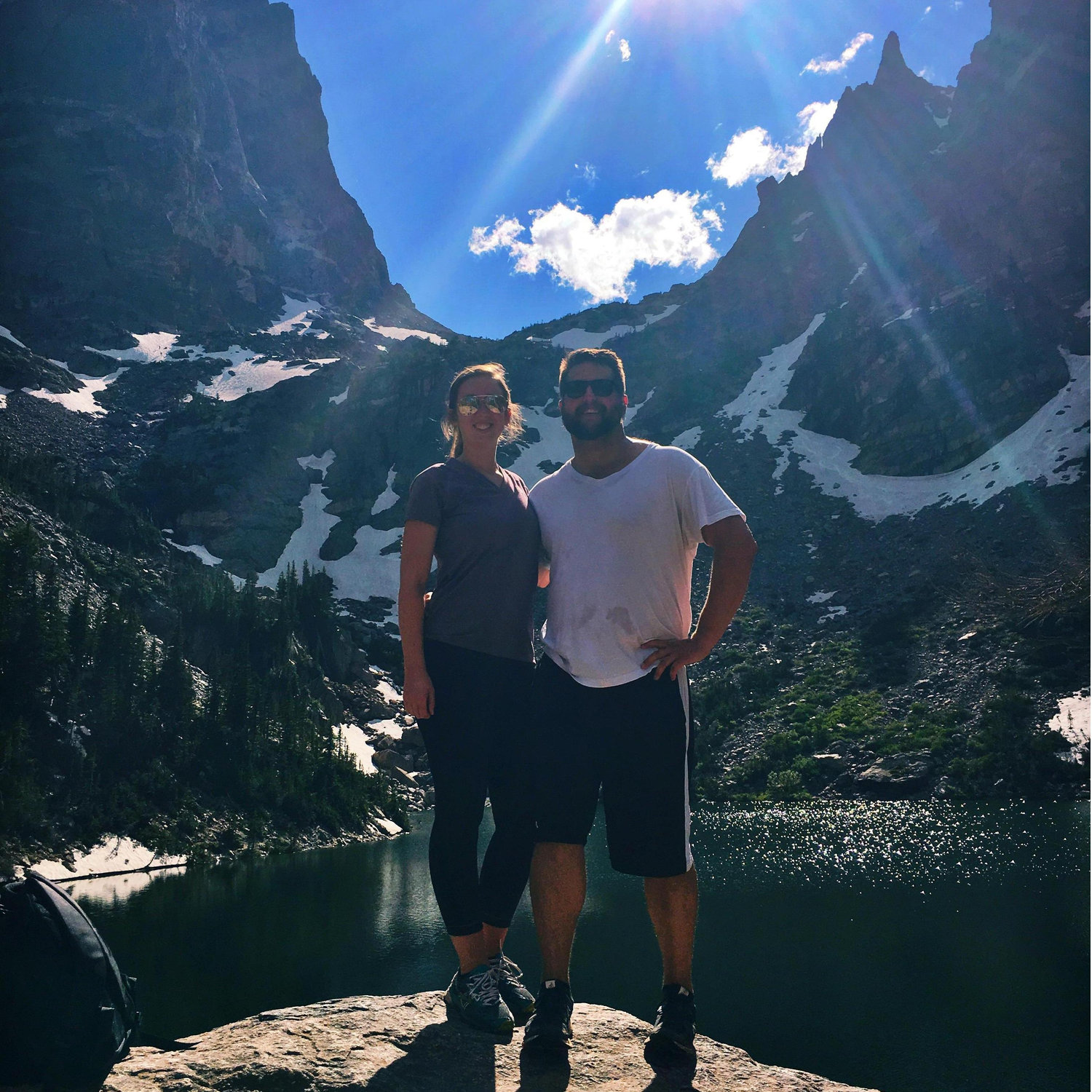 Our first trip together, Rocky Mountain State Park
