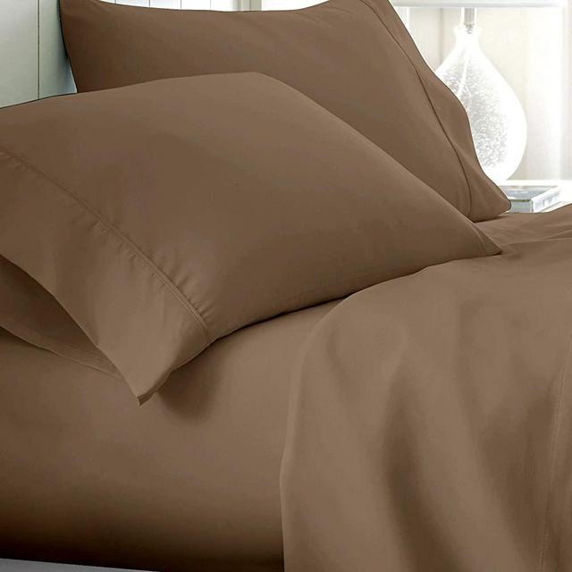 Egyptian Cotton Sheets Set (4 Piece) 800 Thread Count (Queen, Taupe)