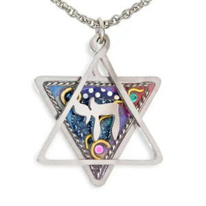 Bridal Shower: Layered Star of David Chai Necklace