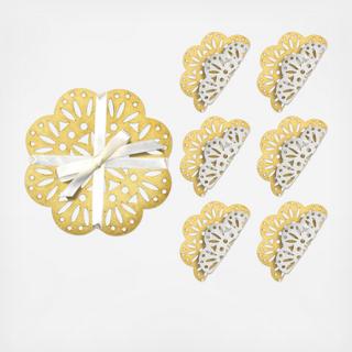 Fete Reversible Coaster, Set of 6