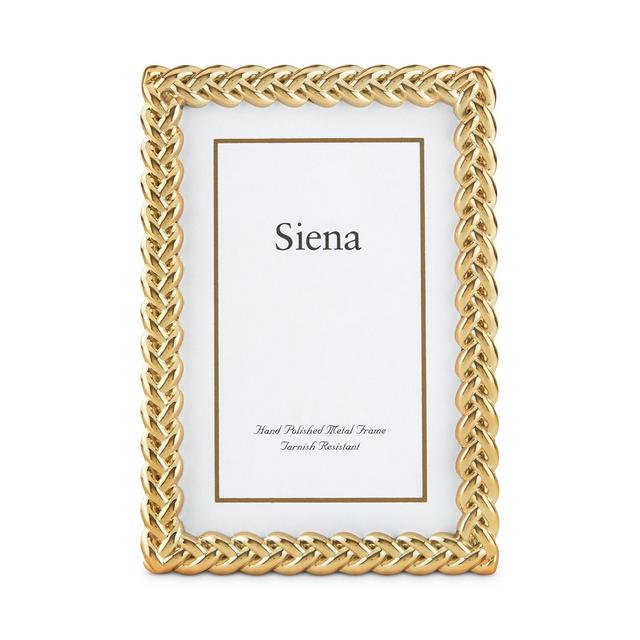 Siena Gold Braid 8" x 10" Picture Frame
