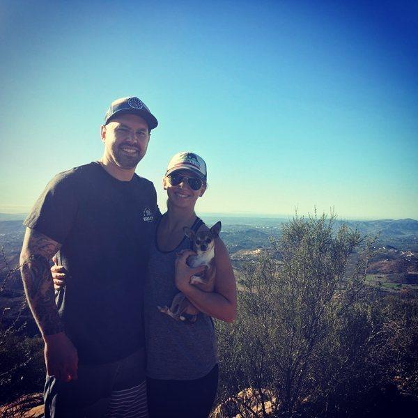 We hiked to the top of Iron Mountain with Maddie aka Chicken!!