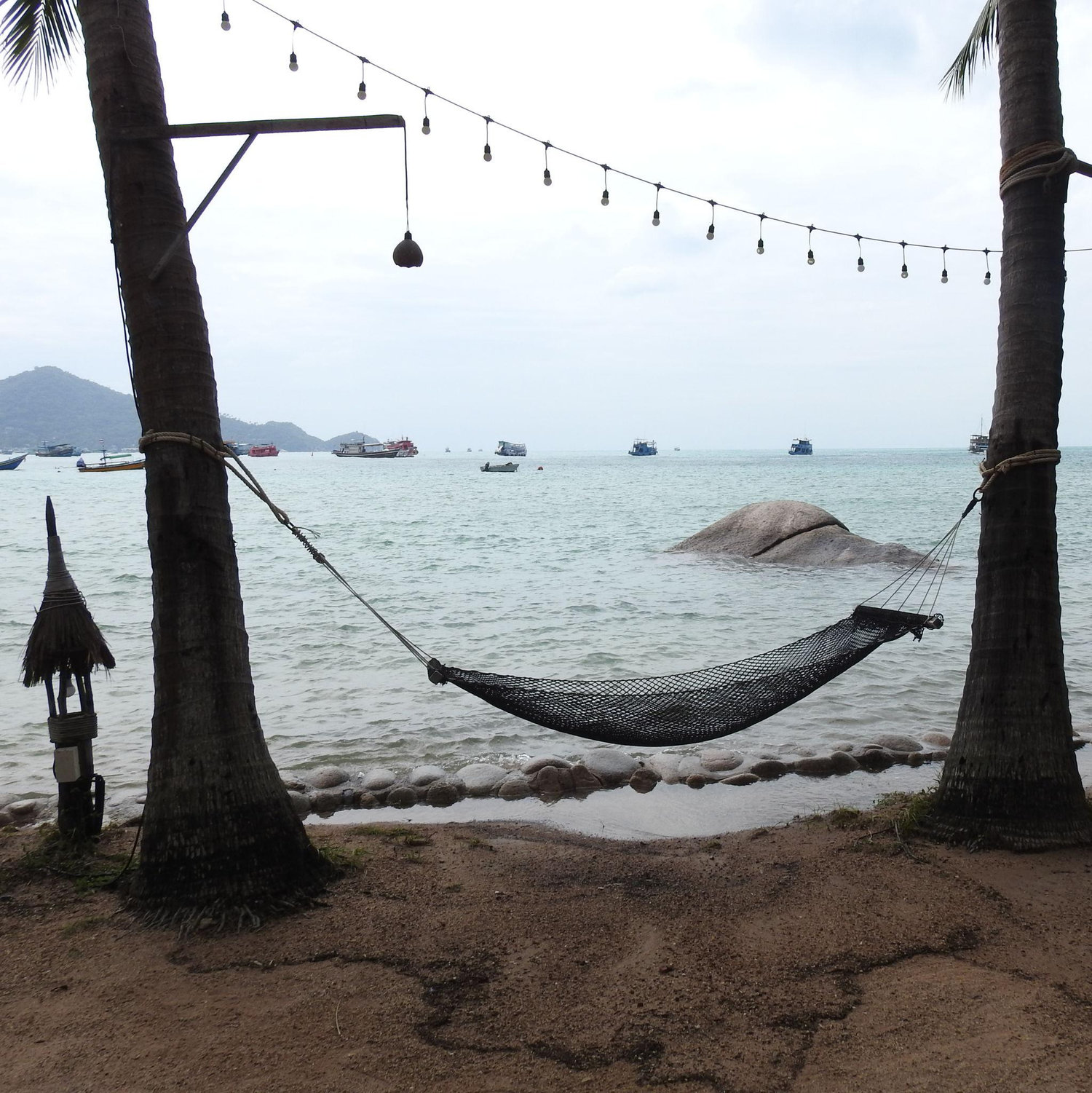 Relaxing by the water