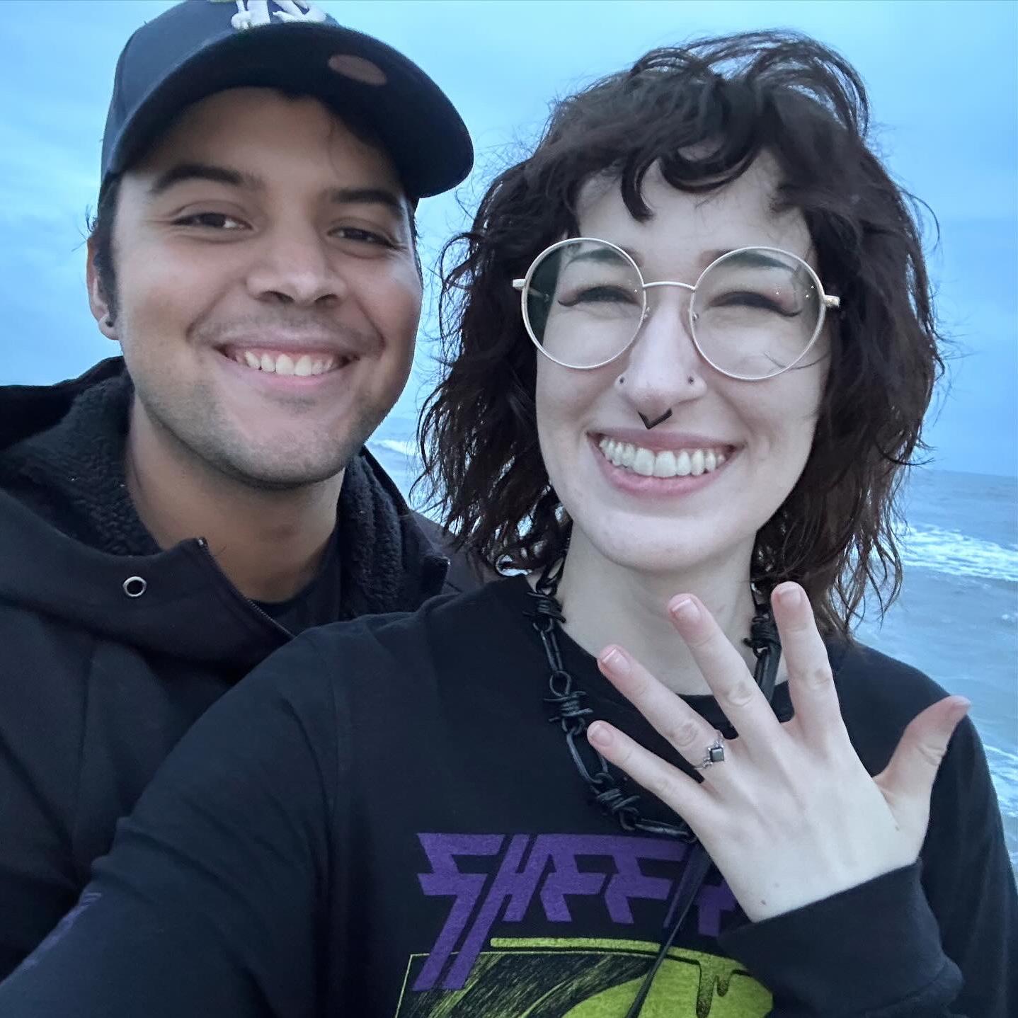 Andy proposed! 12/23/2023 in Galveston