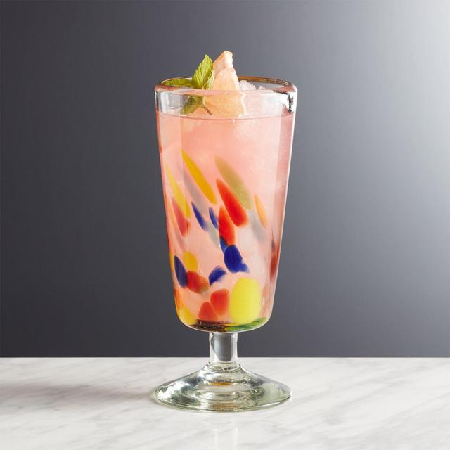 Frida 12-Ounce Colorful Cocktail Glass