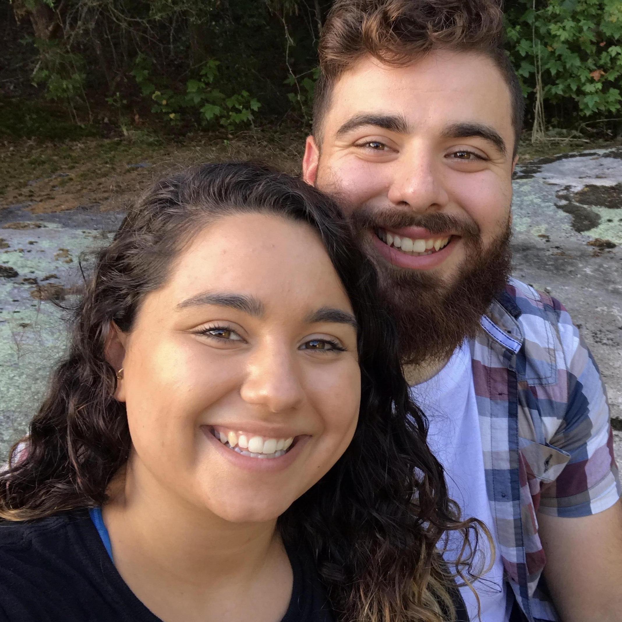 We said our first "I love you" right before snapping this picture