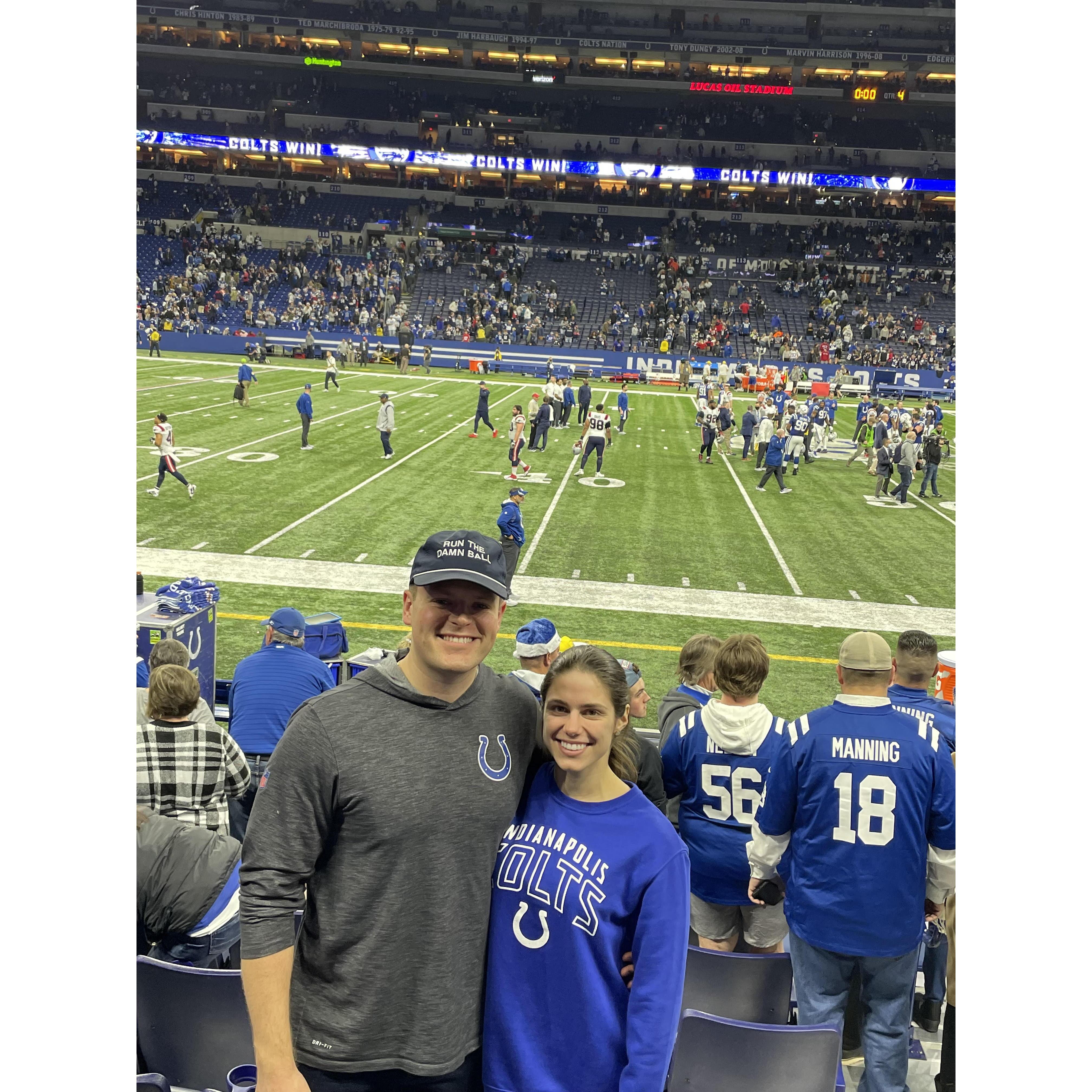 Go Colts! (and Giants)