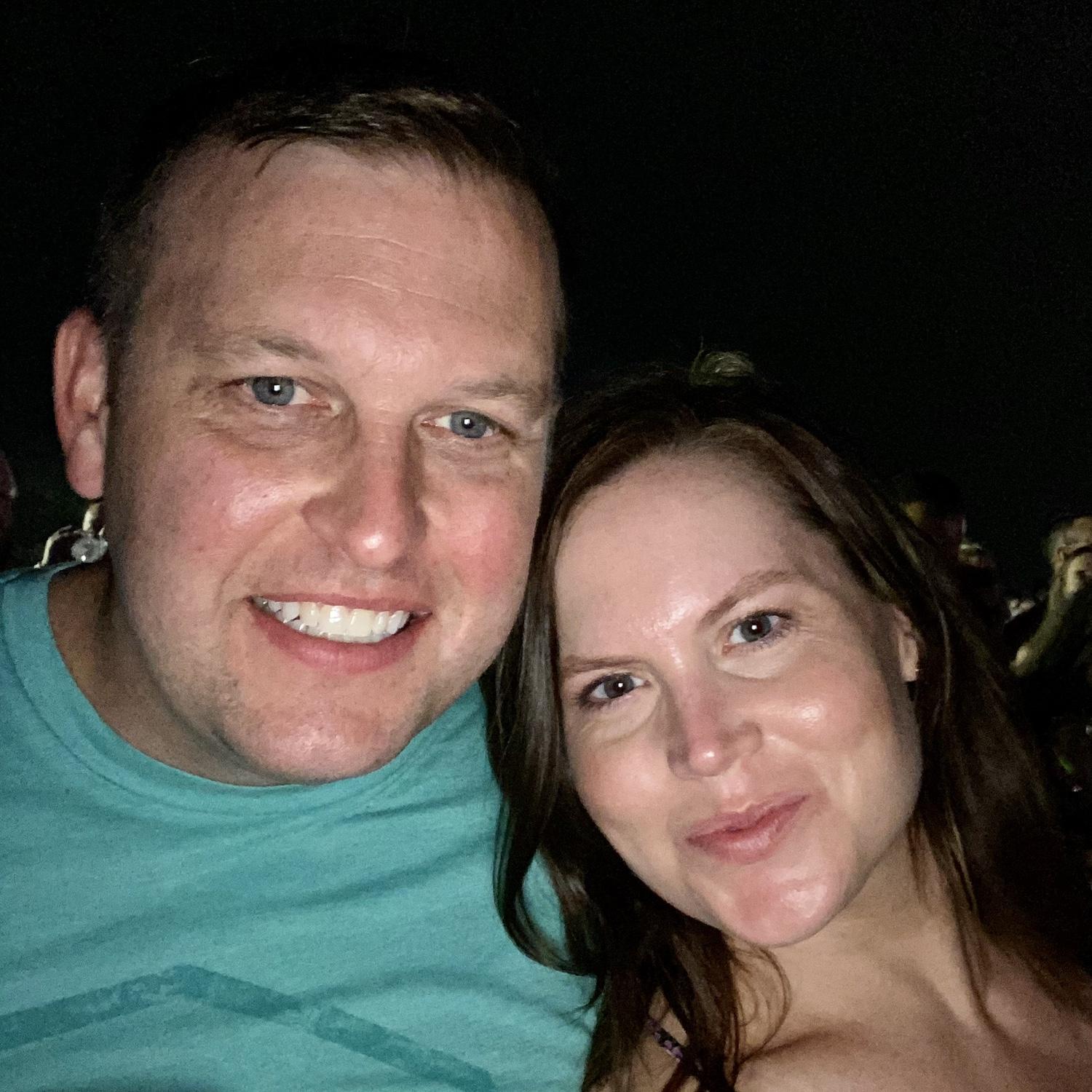 Our first DMB concert together…Mark’s 40th show!