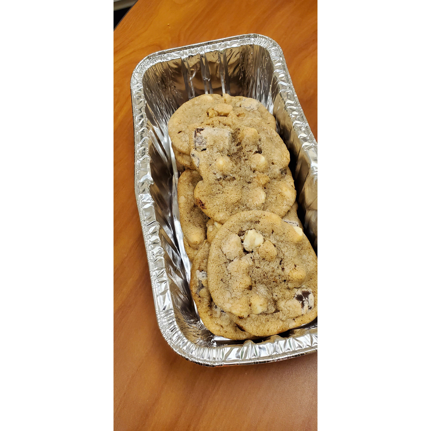 February 2023: Homemade cookies Evan made for Hannah on our first Valentine's Day