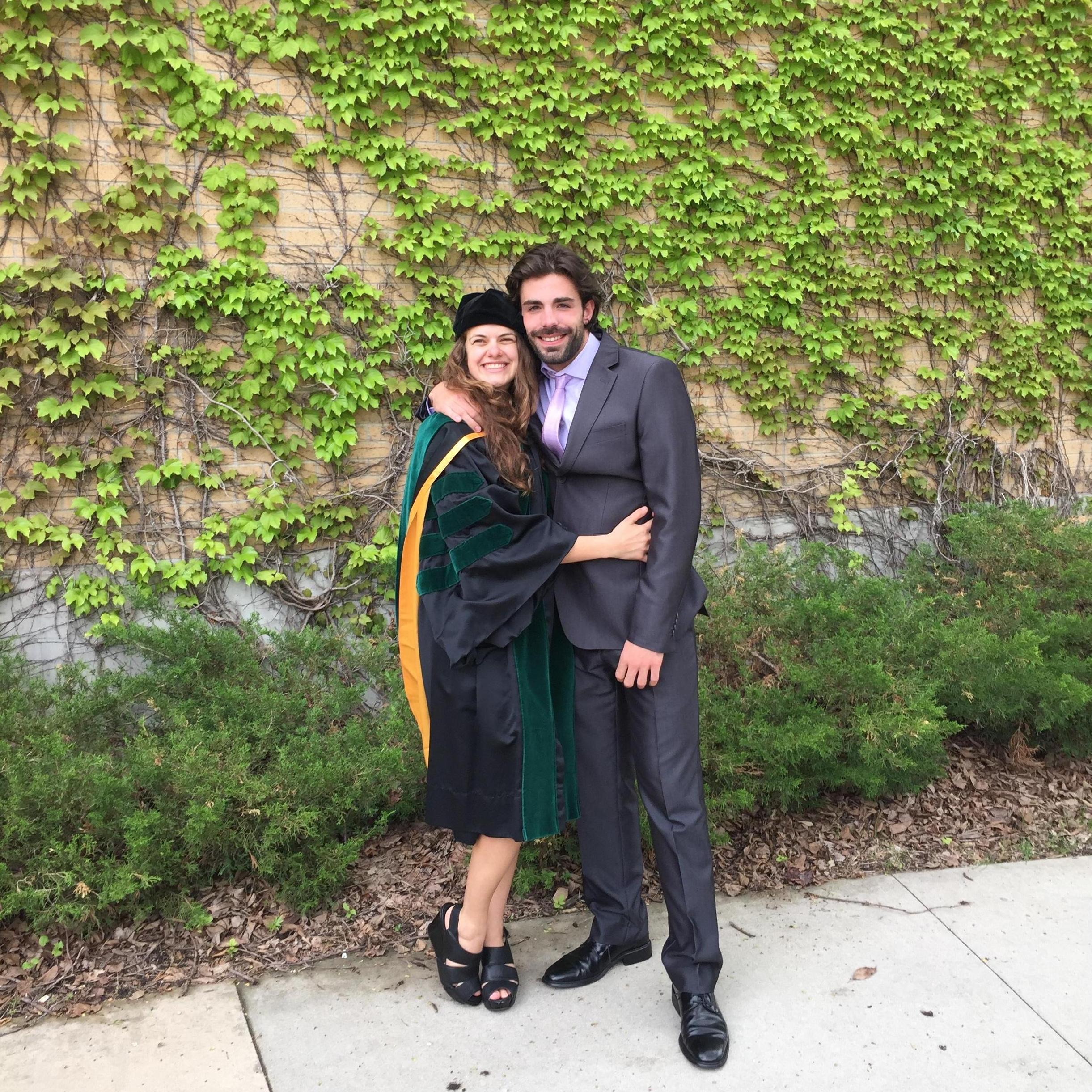 At Hannah's Medical School Graduation, Rochester, MN (May 2015)