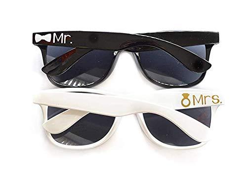 Mr Mrs Sunglasses Bride and Groom Set by BellaCuttery for Honeymoon or Destination Wedding