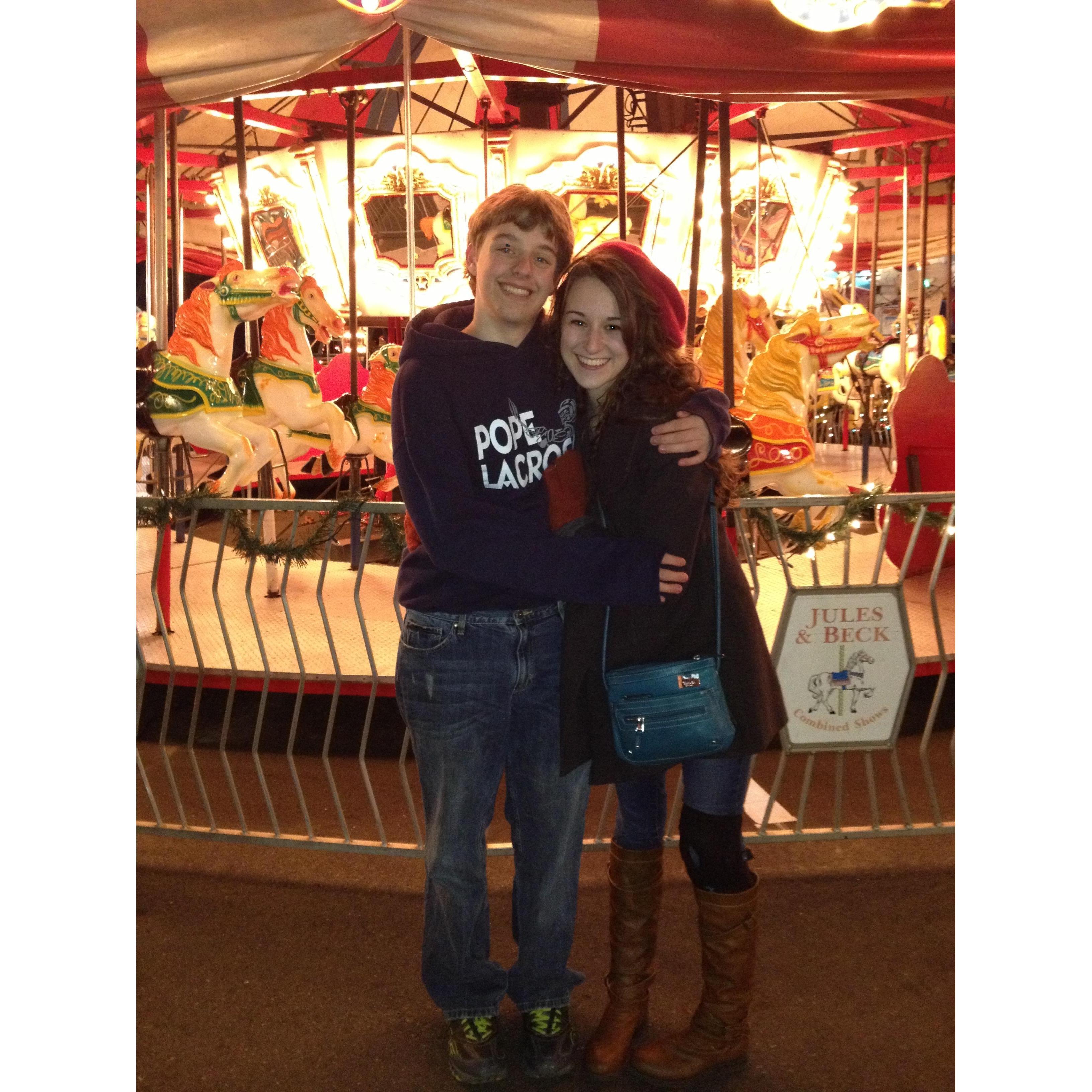 RJ's 18th birthday at the Lake Lanier Magical Nights of Lights