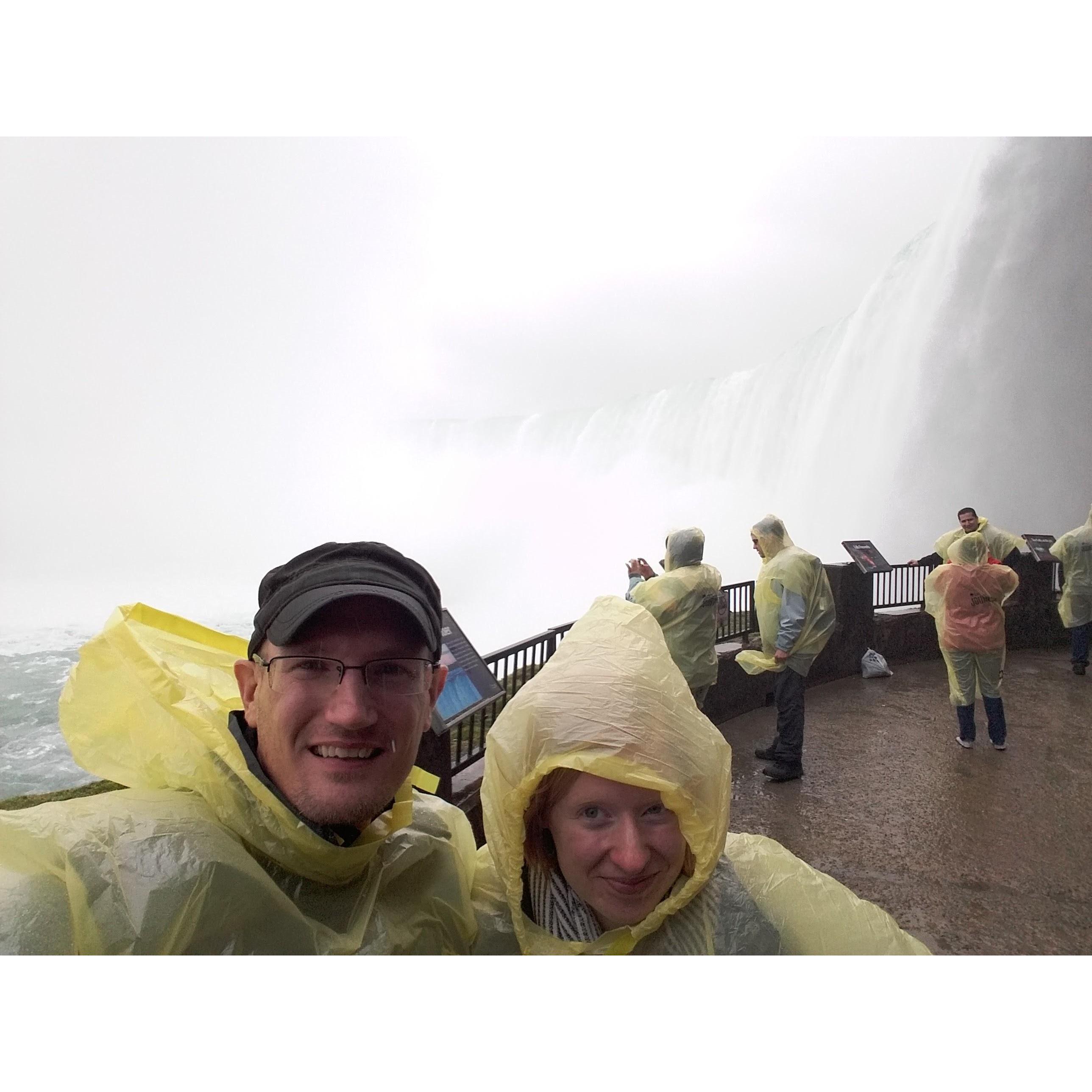 Niagara Falls--This was our first trip together, and though it rained almost the entire time, we loved it.