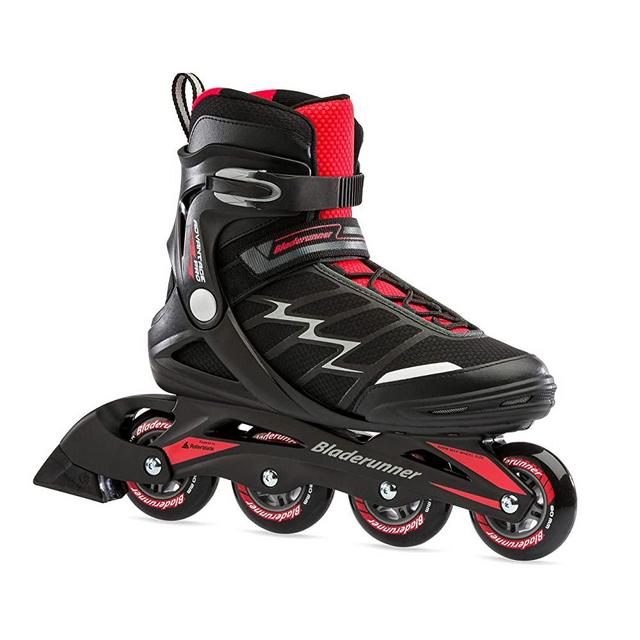 Bladerunner by Rollerblade Advantage Pro XT Men's Adult Fitness Inline Skate, Black and Red, Inline Skates