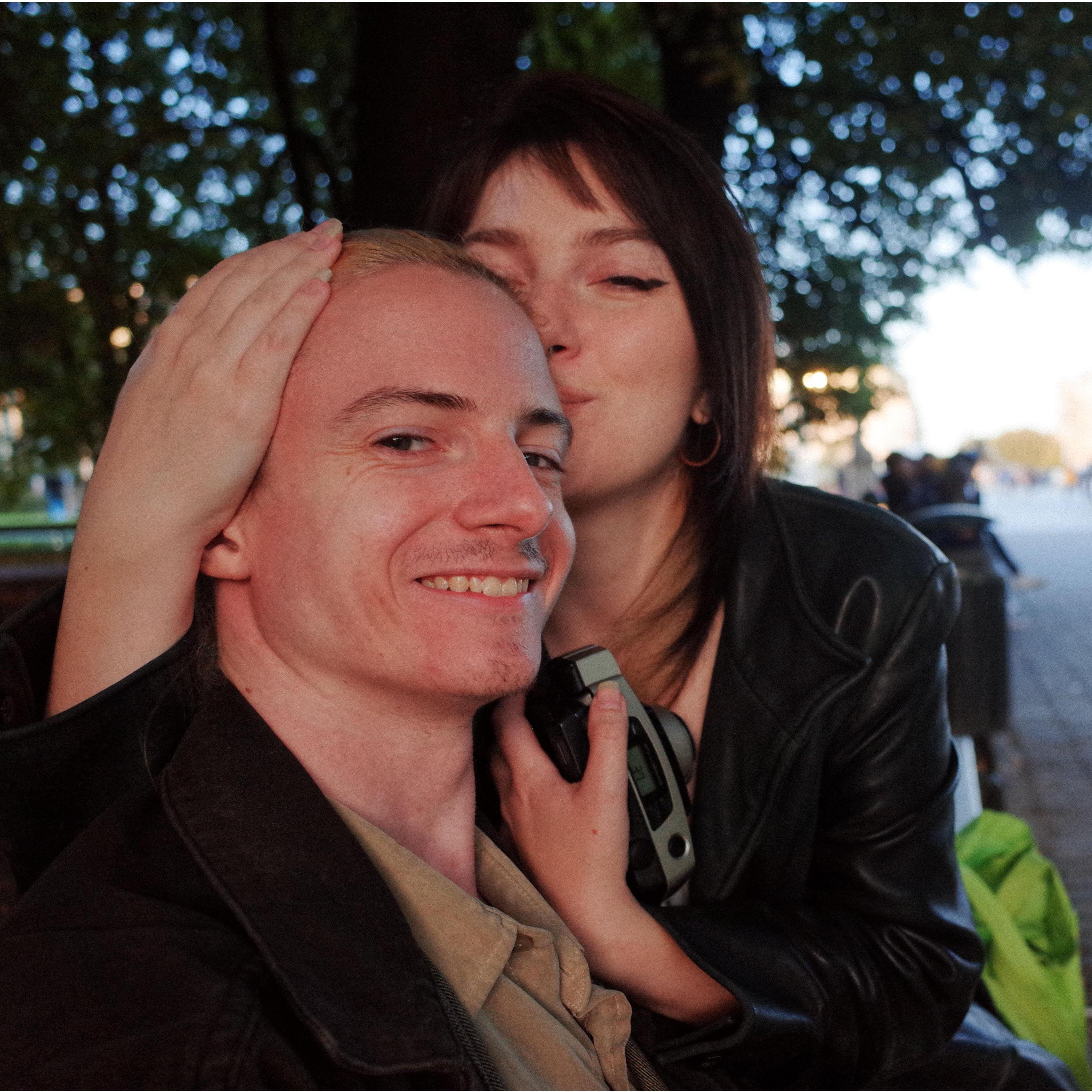 From our first trip together! This was taken in Warsaw.