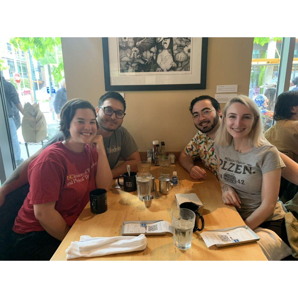 Brunch with the Foxes, Seattle, WA, 2022.