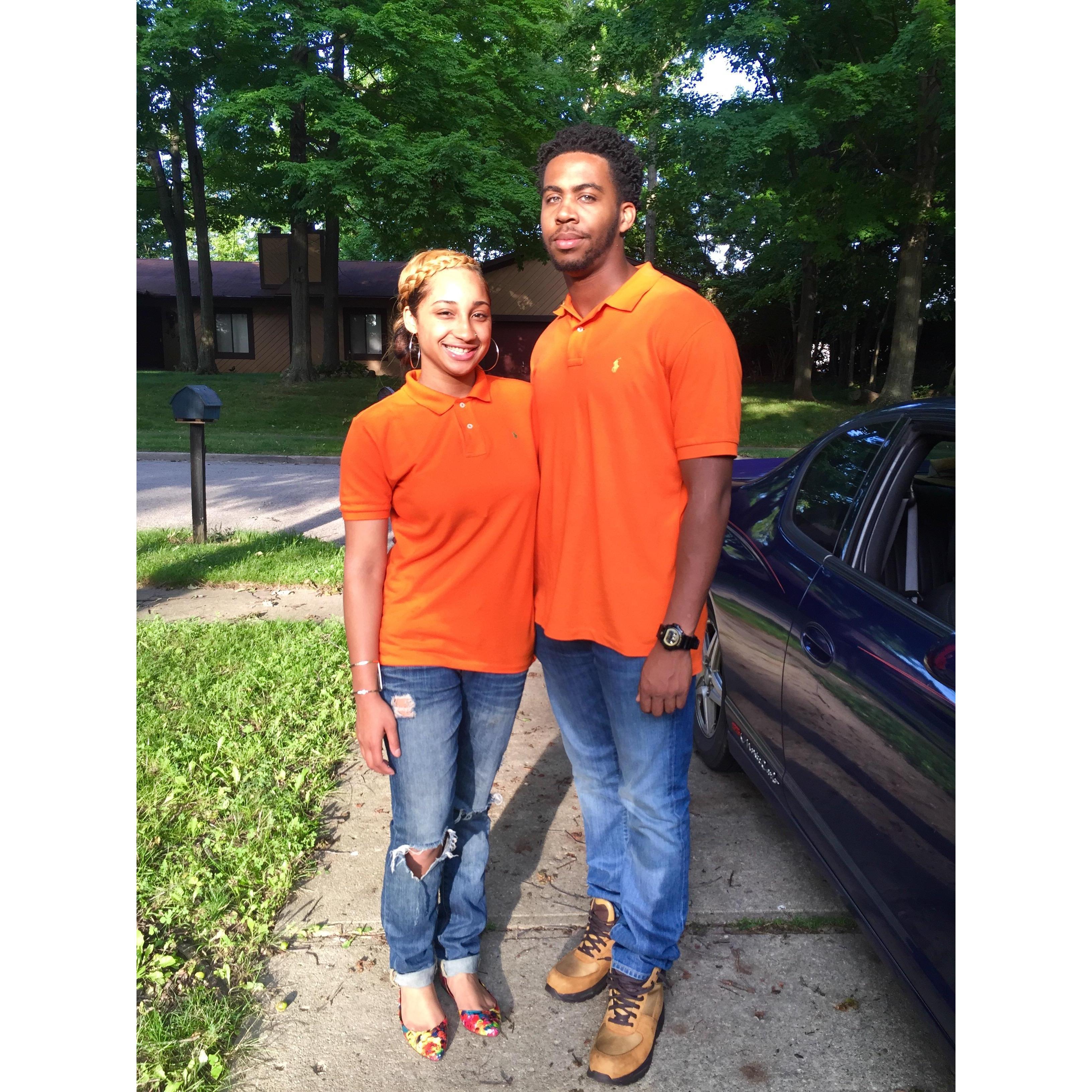 same polos from high school, lol