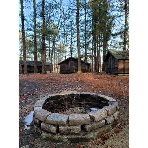 firepit area in camp area and after party
