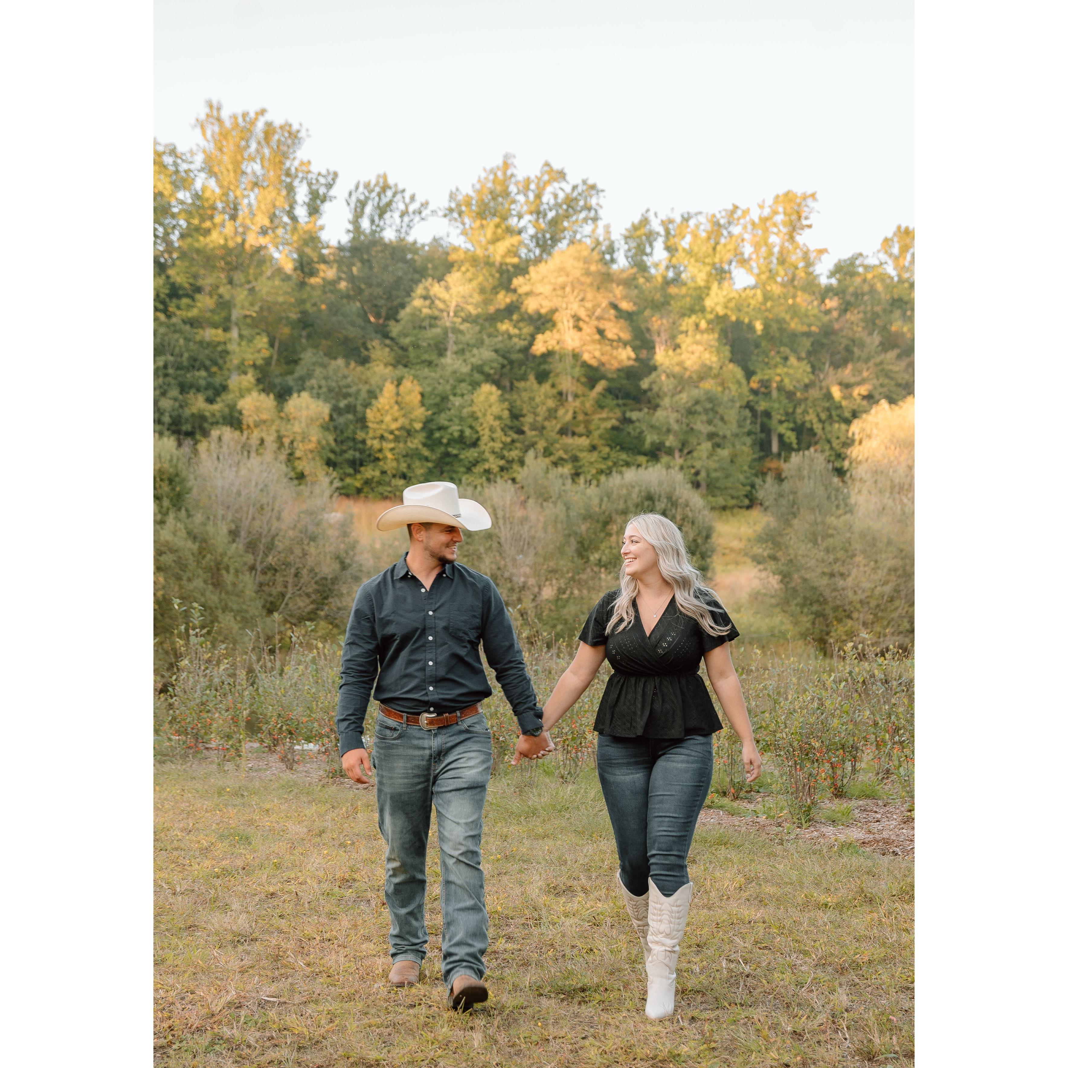 Engagement photo session!